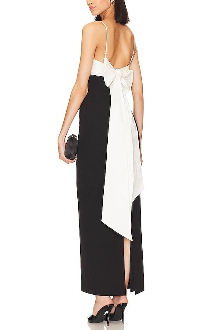Majorelle Elegant Black And White Avori Gown Size S